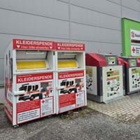 Altkleidercontainer am Bauhof